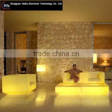 online shopping Furniture Fashionable Color Illuminated Plastic LED Leisure Sofa Furniture