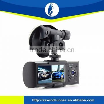 Portable 2.7 Inch TFT Car Vehicle Safety Backup Dual Camera DVR GPS Logger G-sensor Vehicle Synchronous Recorder