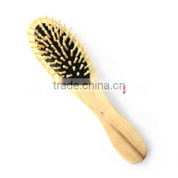 wooden cushion hair brush