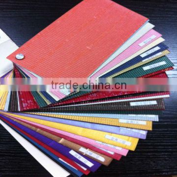 date red Corrugated art paper china