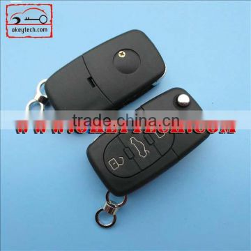 OkeyTech VW 3 button remote key shell(Round head) 2023 battery for vw flip key for vw remote key case for key cover vw key shell