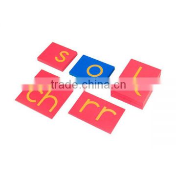 High quality teaching tools for montessori capital case sandpaper letters print only