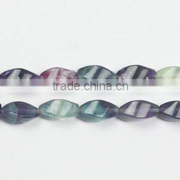 Wholesale Fluorite Twisted Beads(SL74560)