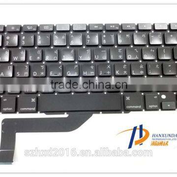 100% New original KR Version keyboard for macbook A1398