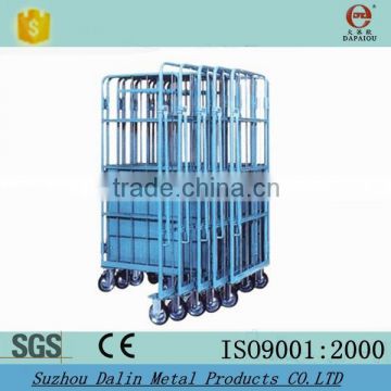 Foldable Stainless Steel Roll Container