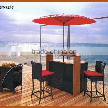 2016 Rattan Bar Table Stool Furniture Umbrella Cover