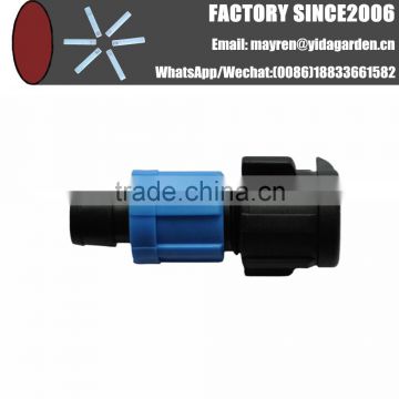 Connector of drip tape and Lay flat hose Bypass