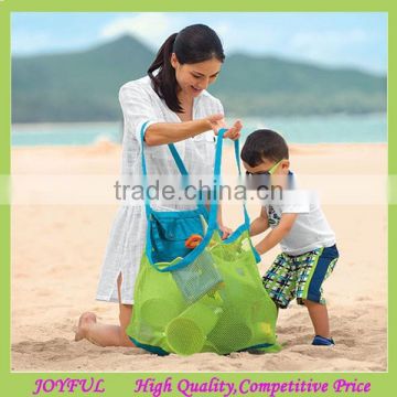 Kids toys storage bag sand away beach bag