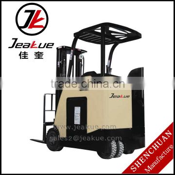 2017 New Product 1.6T Stand one AC Motor 1600kg Three Wheels Electric Forklift
