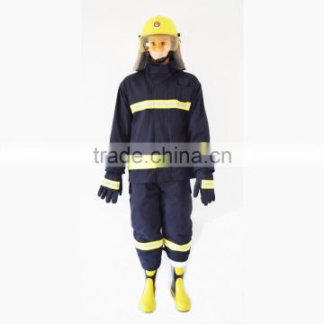 100% Flame resistant fabic Four protection layer fire fighting turnout gear