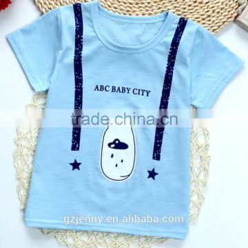 Summer Children Clothing Girls Cartoon Short Sleeve Tops Tee ABC Baby Printing Kid Cotton T-shirt