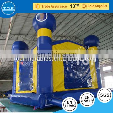 New Cheap Blue balloon inflatable bouncer inflatable castle for children
