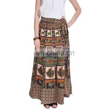 Dascing Women Printed Ecommerce wrap round skirt designs readily available