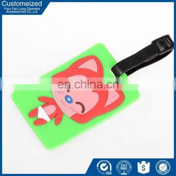 Professional Manufacture China supplier Recycled rubber luggage tag