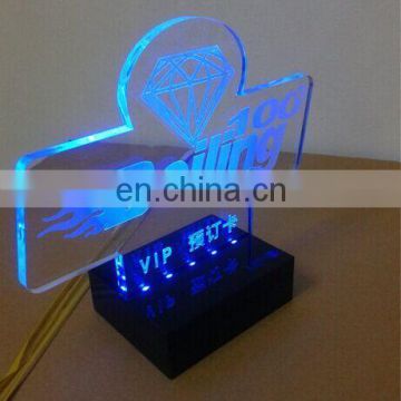 New design acrylic laser cut led sign led sign brand acrylic alphabet letter sign with led light
