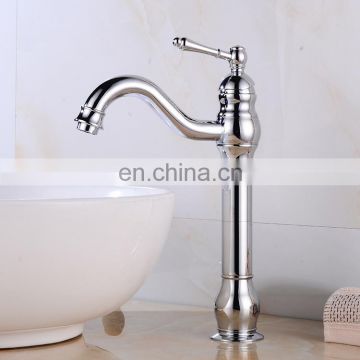 YiWu faucet supplies high body gourd copper bathroom basin faucet