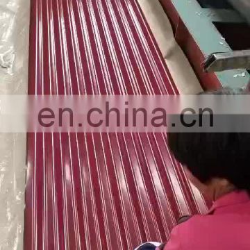 China Supplier colour corrugated ppgi roofing sheets to bangladesh