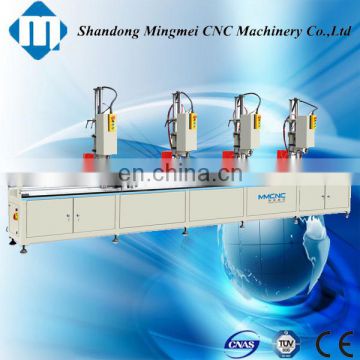 drilling holes on curtain wall profile drilling machine for upvc window