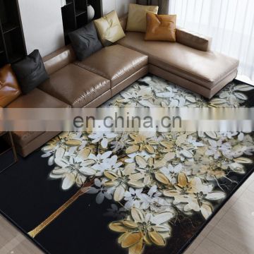 Chinese custom 3D printed luxury hotel  carpets bedroom  for living room