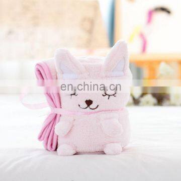 Plush Baby Blanket for Boy or Girl flannel Animal Designs for Nursing, Play mat, Bath Towel baby shower gift 80*100cm