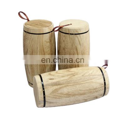 Multifunctional household handcraft antique storage wooden barrel,Natrual wooden decoration barrel