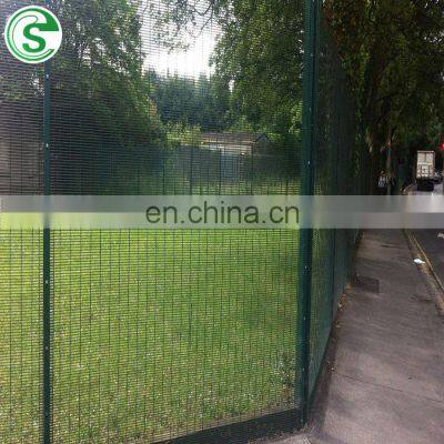 Powder coated anti climbing 358 security airport fence from factory