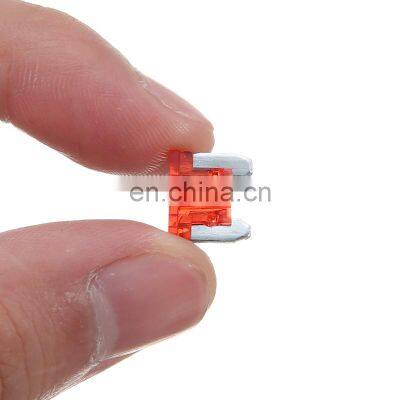 Low-profile Mini Fuses Car Auto Truck Motorcycle Caravan Boat Fuse Holder Red 10A