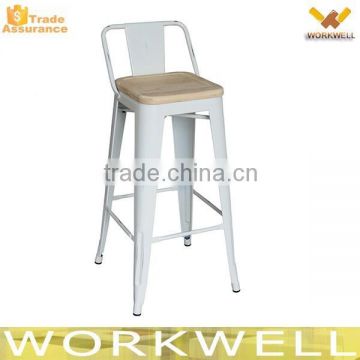 WorkWell industrial metal chair with wooden cushion Kw-St12                        
                                                Quality Choice