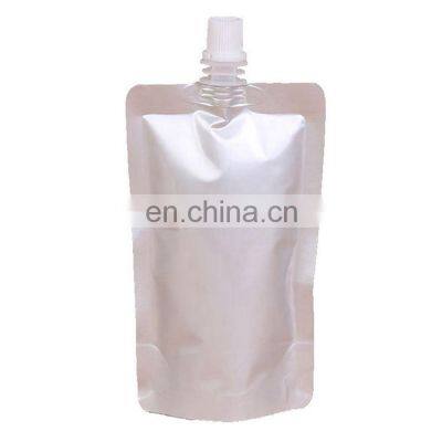 2021 New Listing Manufacturer Stand Up One Transparent Nozzle Bag