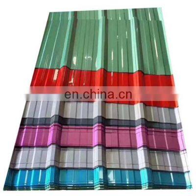 Width 90cm 28 Gauge Zinc Blue Color Steel Roofing Sheets