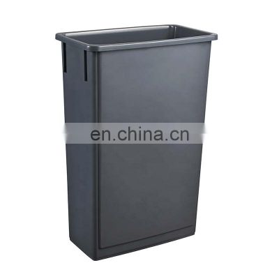 Hot Sale In USA 90L Indoor Household Slim Garbage Can Plastic Thin 90 Liter Rectangular Large Trash Bin
