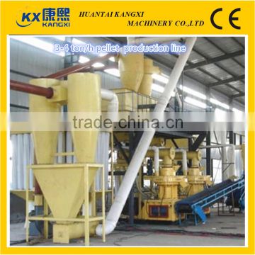 4-12mm diameter wood pellet and briquette machine or complete production line one year warranty