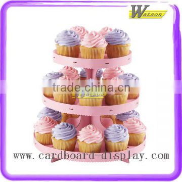 Simple Elegant 3 Tier Paper Cupcake Stands Wholesale