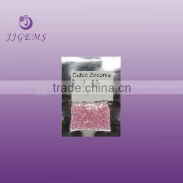 Top Quality Round small Pink Cubic Zircon Gems