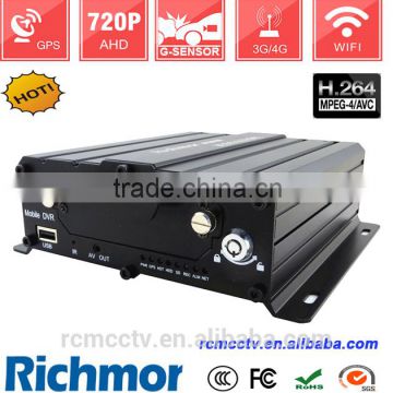 720p 8CH HDD Hiden camera Mobile DVR with PTZ control Vioce call for Double bus