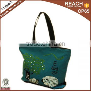 CB527 Most Popular Canvas Shoulder Bag Cotton Shopping Bag
