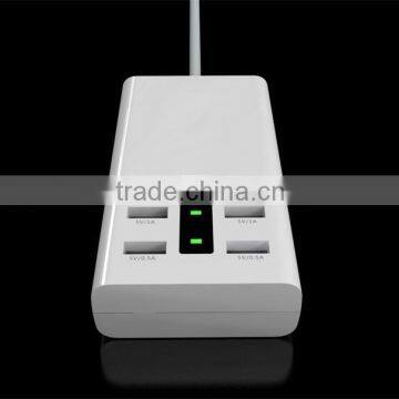 6 Port USB Charger Adapter 5V 7.2A