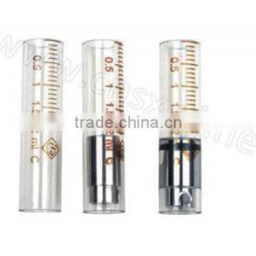 High qulity glass tubes with piston for injectors