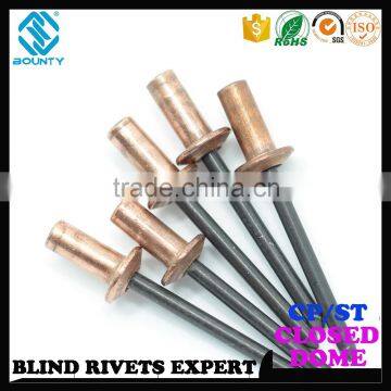 FACTORY DOME HEAD COPPER STEEL SEALED TYPE BLIND RIVETS