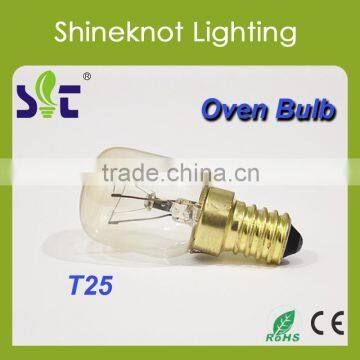 Zhejiang Factory Oven Lamp Bulb T22 T25 Filament Light Bulb CE RoHs Approval