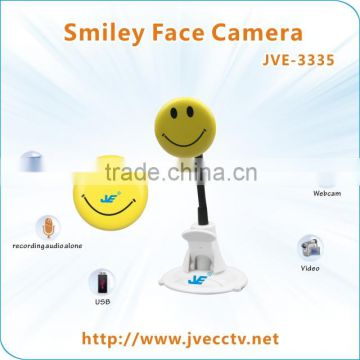 Mini Video Camera dvr With Smile Face Portable Mini dvr JVE-3335