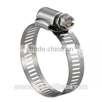 American type clamp for rubber hose