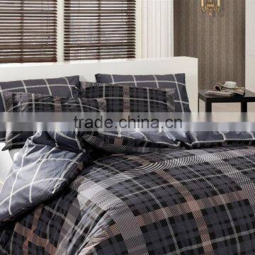 Majoli Renforce Bedding Sets 6 Pcs King Size, Checker Fume V1