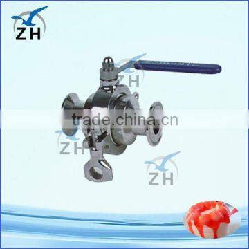 stainless steel sanitary ball valve with key
