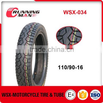 WSX-034 motorcycle tyres 110/90-16 factory in china