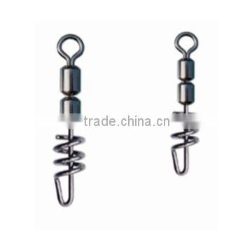 high speed double rolling fishing swivel with screwed swivel