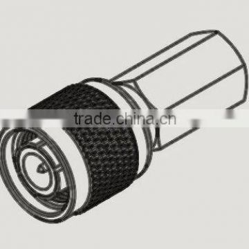 ET-1902 TNC Connectors Male Twist ON Straight For Cable RG59 OR RG6