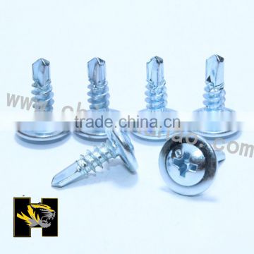 China manufacture wafer head with letter mark drill screw