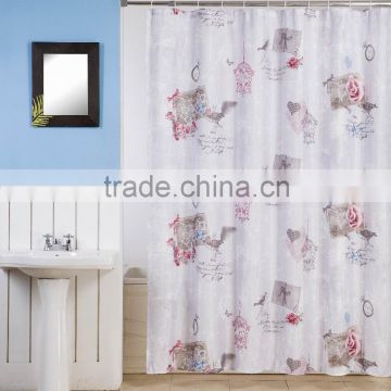 Nice Design Printed Polyester Shower Curtain