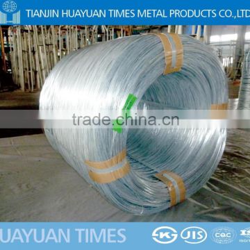 manufacture in china!2.4mm patented /galvanzied iron wire for wire rope